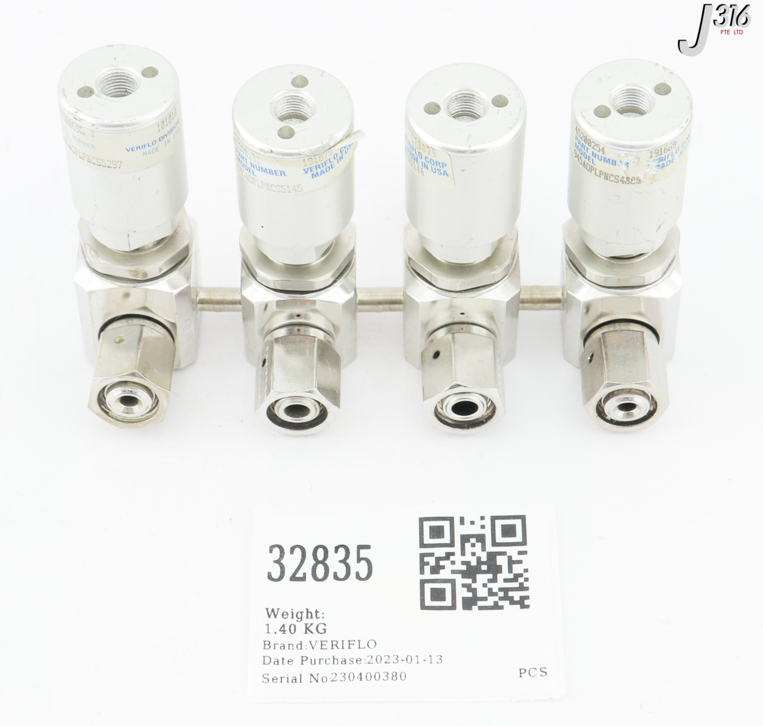 32835 VERIFLO WELDMENT, 4-VALVE MANIFOLD 945AOPLPNCS5297 | eBay